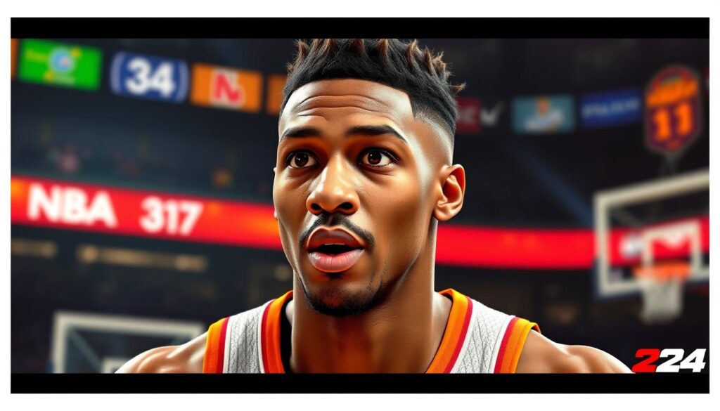 NBA 2K24 Sean Elliott Cyberface