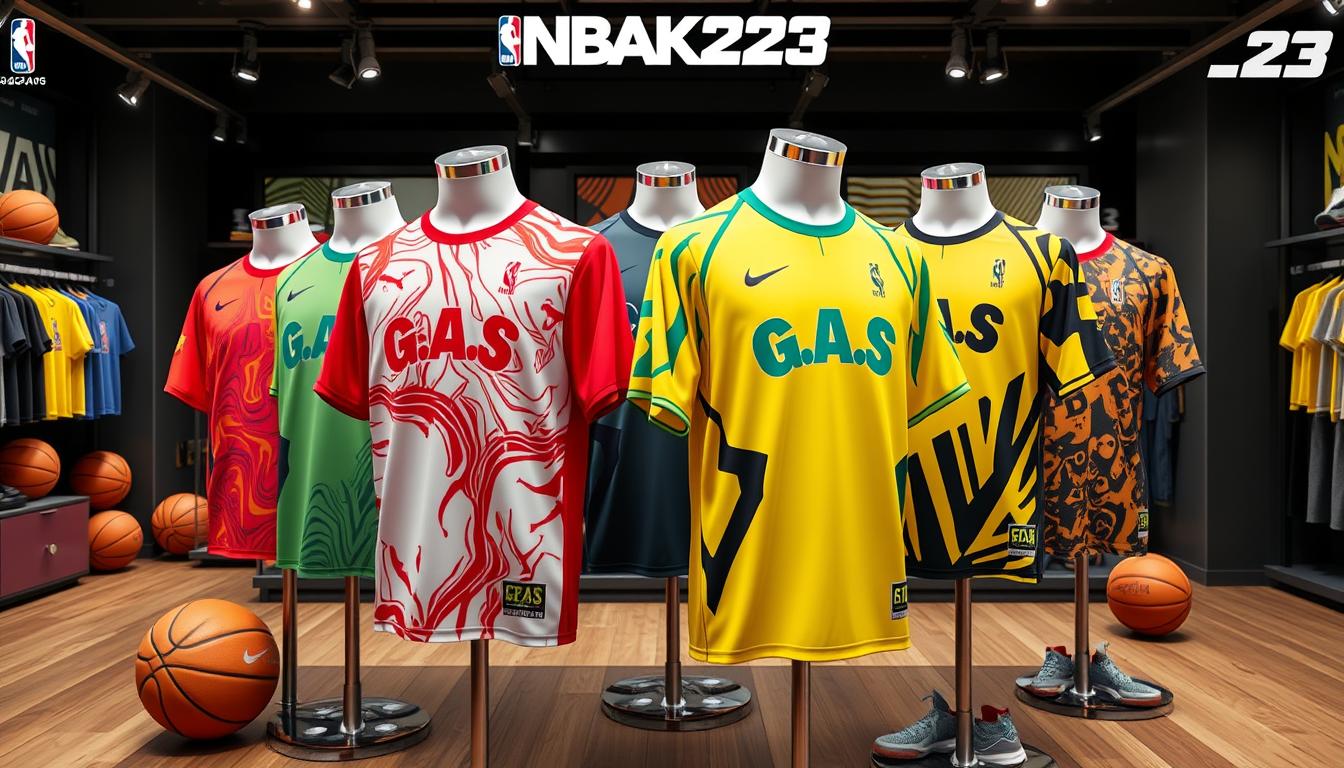 GBAS Shooting Shirts NBA 2K23 Mod